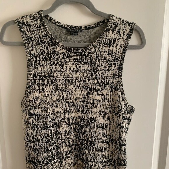 - THEORY Alancy C Sleeveless Tweedscape A-Line Dress Size Medium - Picture 6 of 14
